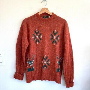 MCBRIAR SPORTSWEAR VINTAGE CREWNECK SWEATER WOMENS SIZE MEDIUM